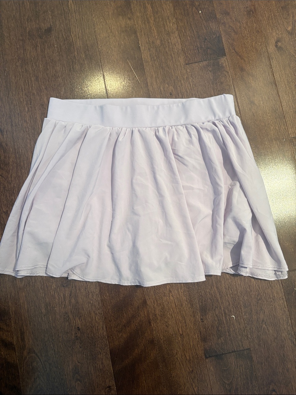 Garage Light Lavender Skirt With Built in Shorts